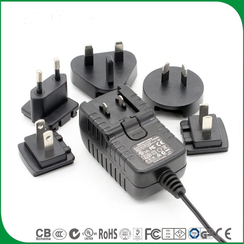 Wall Plug 12V 2A EU Us UK Au Switching Power Adapter