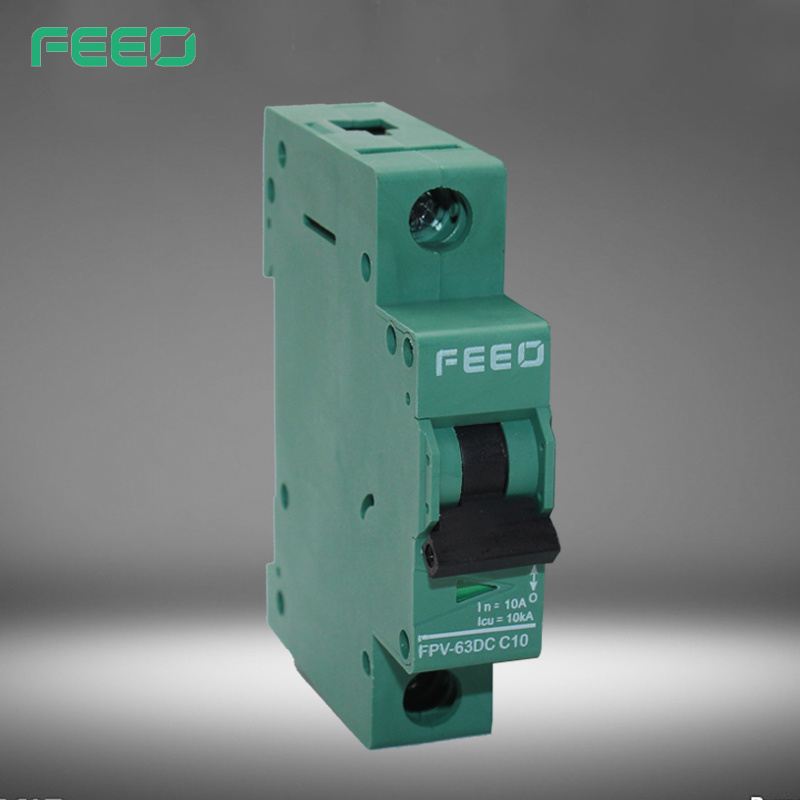 Single Pole Direct Current MCB for DC Solar System