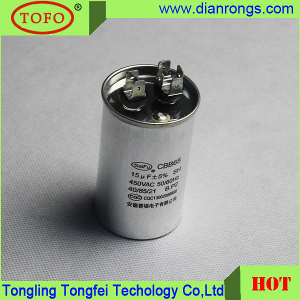 Cbb65 Running Capacitor for Refrigeration