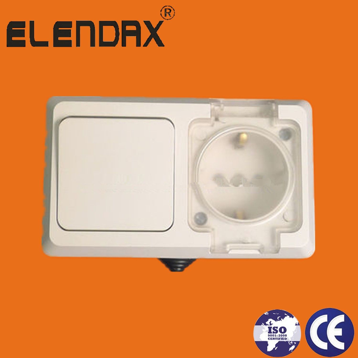 Europe Standard IP44 Wall Power Sockets
