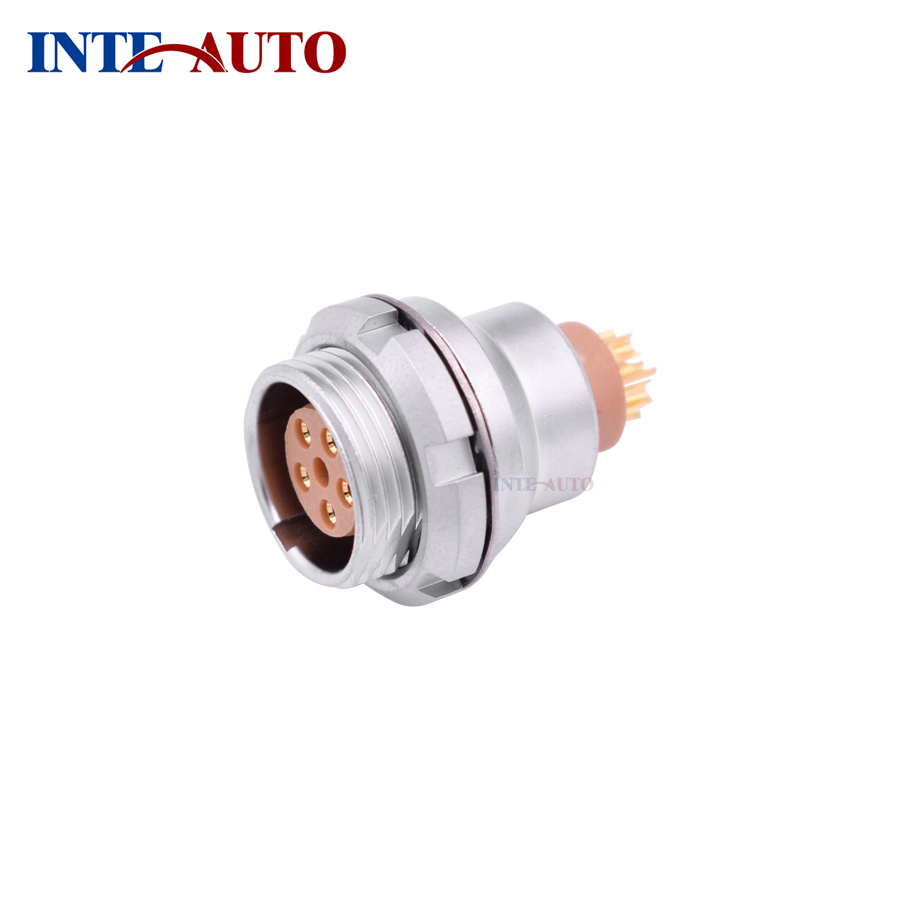 Circular Fixed Socket Lemos Push Pull Connector EEG 2b