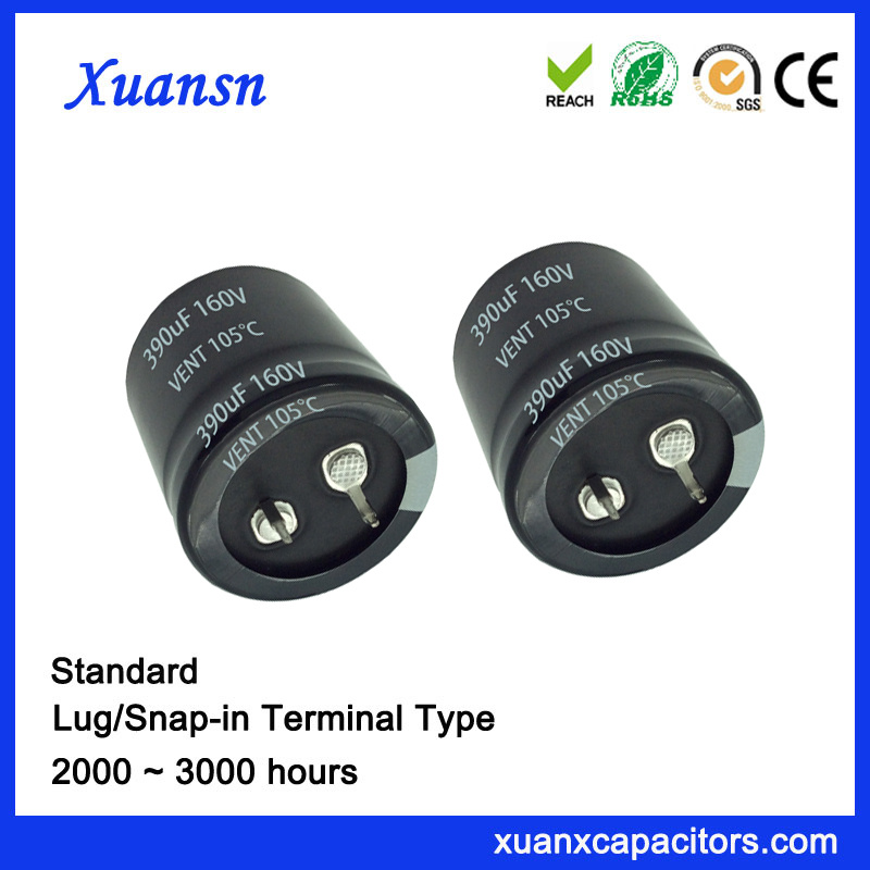 390UF 160V 22*30mm Standard Snap in Capacitor