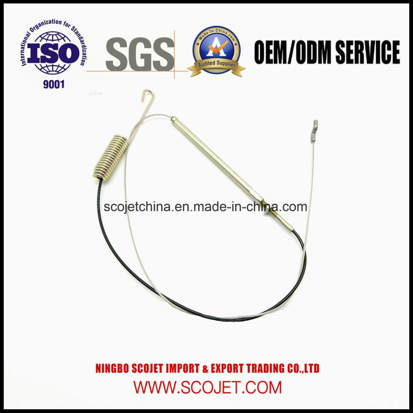 High Quality Control Cable with Springs
