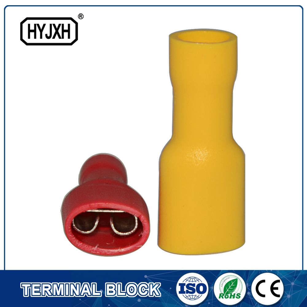 Manufacture UL Insulated Solderless Piggy-Back Crimp Spring Terminals