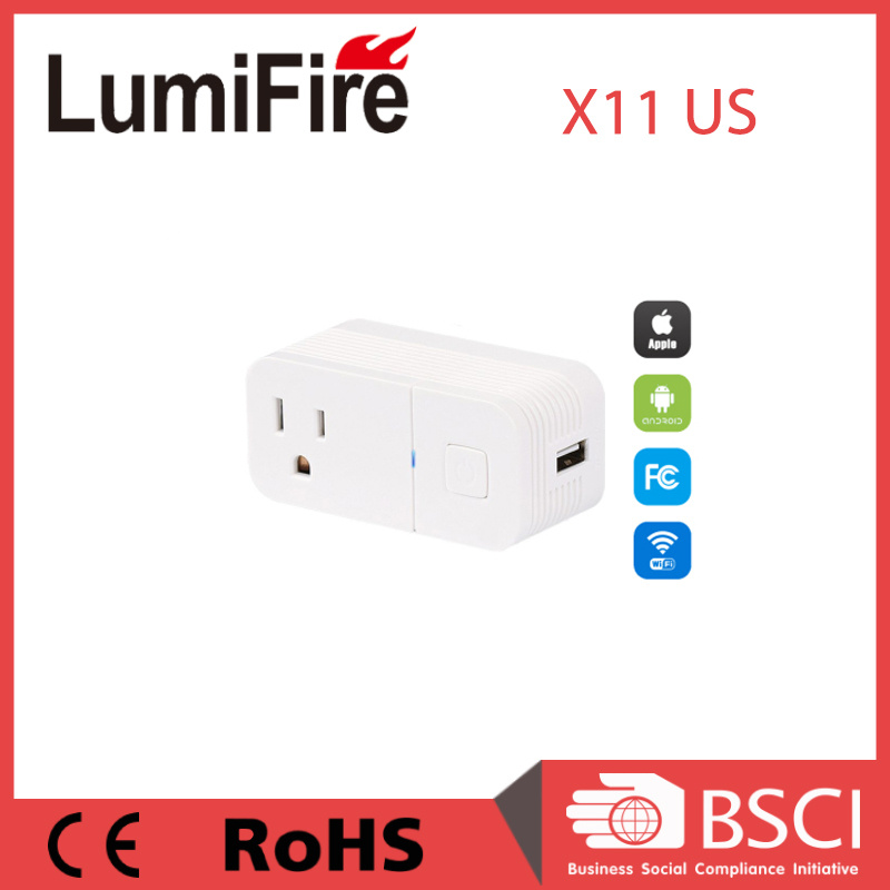 Wireless WiFi Smart Plug Outlet with Built in USB Port