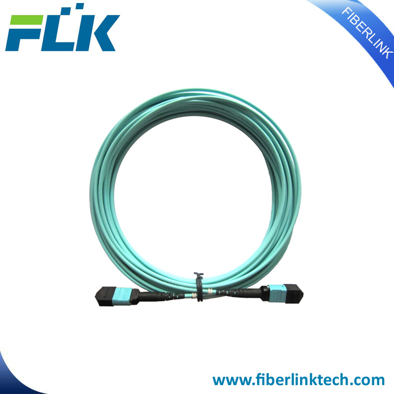 Fiber Optic MTP/MPO Trunk Cable Om3 Om4 12 Cores Patch Cord