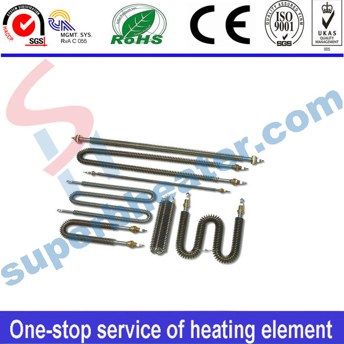 Coil Stainless Steel Finned Heater Heating Element