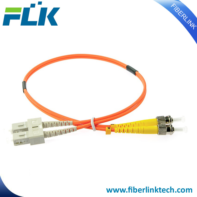 Sc-St Multimode Duplex Patch Cord Cable Assembly Fiber Optic Jumper