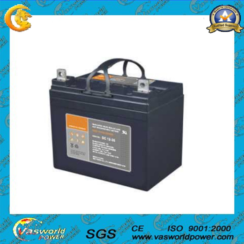 High Capacity UPS Sealed Deep Cycle Auto Battery 12V35ah