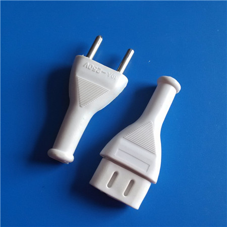 Two Round Pin PVC Plug (RJ-0038)