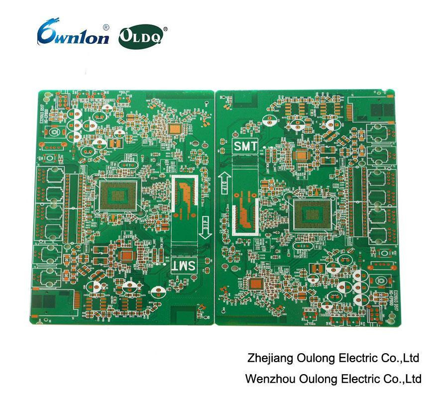 4 Layer Immersion Gold PCB with Green Solder Mask