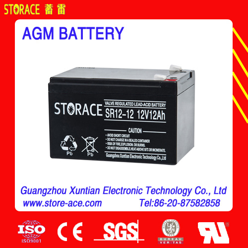 Hybrid Battery 12V 12ah AGM Battery