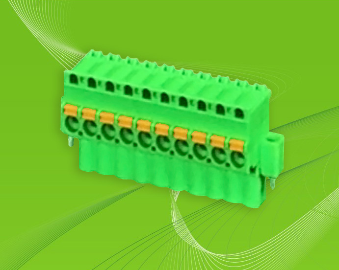 Spring Pluggable Terminal Blocks with Side Screws