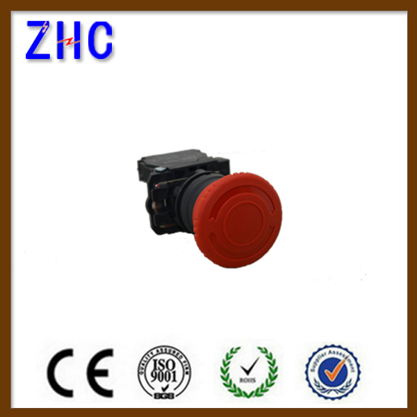 Push Pull Red Dia 40mm Mushroom Head Pushbutton Switch