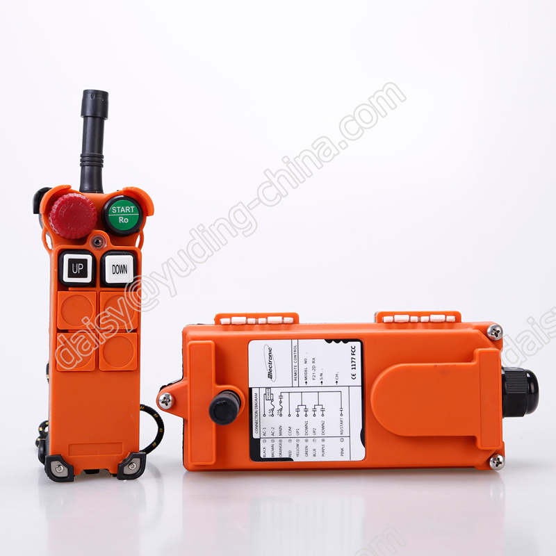 Factory Price 2 Channel Industrial Crane Remote Controller Grab Remote Control