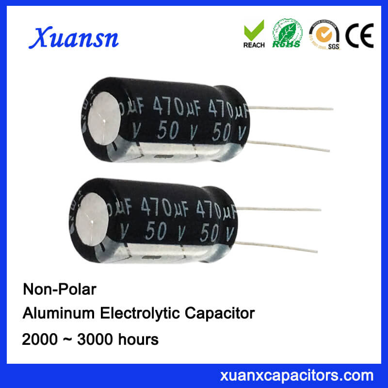470UF 50V Non Polarised Capacitor Electrolytic