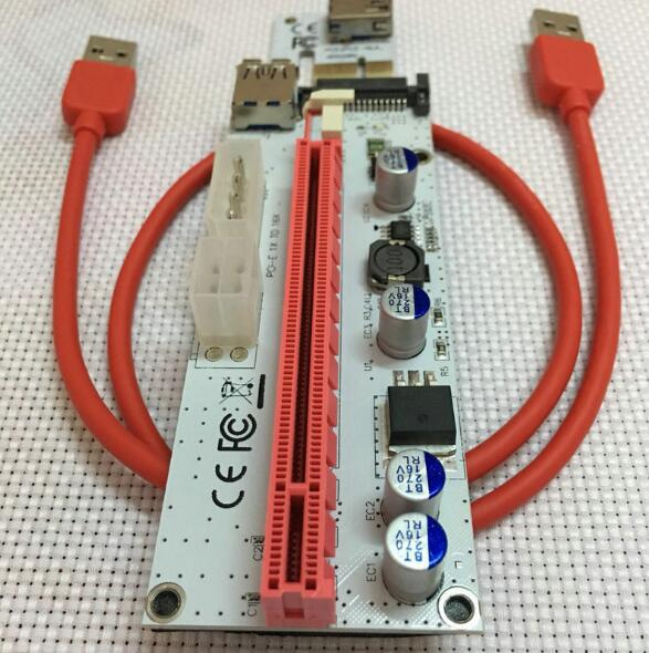 PCI-E Express USB3.0 1X To16X Extender Riser Card Adapter 008s Btc Cable