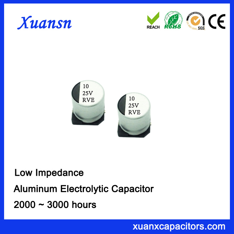 10UF 25V 2000hours 105º C High Frequency Capacitor