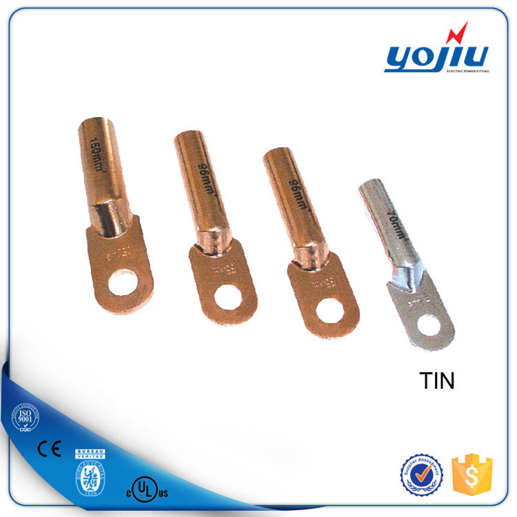 Dt Series Copper Lug Oil Plugging Cable Terminal Crimping Types Connectors