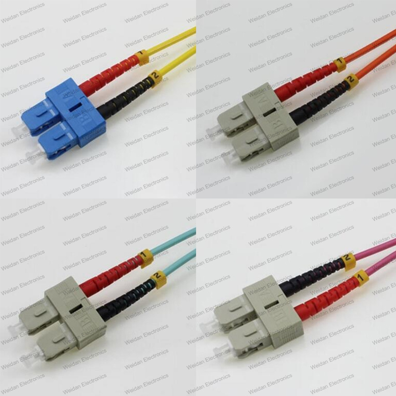 Sc-Sc Om1/Om2/Om3/Om4/Sm/mm Sx/Dx 2.0/3.0 PVC/LSZH Optical Fiber Patch Cord