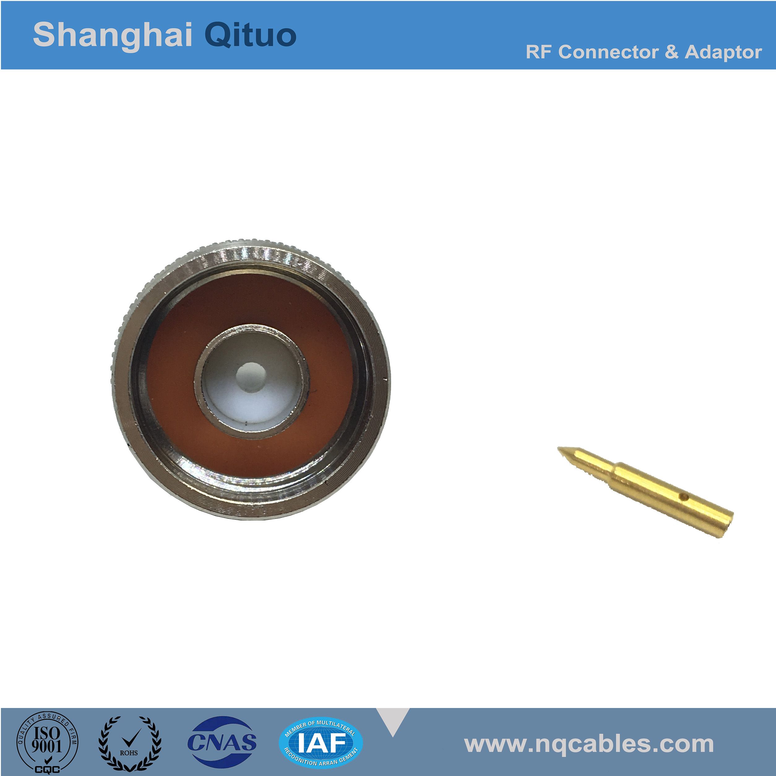 RF Connector N Straight Male Plug for Rg402 Semi-Flexible Cable (N-JB33)