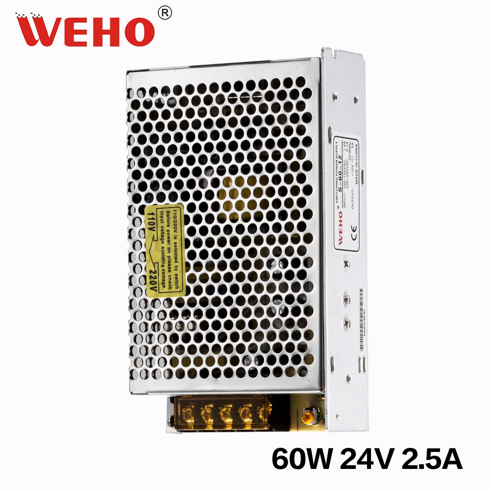 Zhejiang WEHO S-60W Single Output 24V DC Power Supply