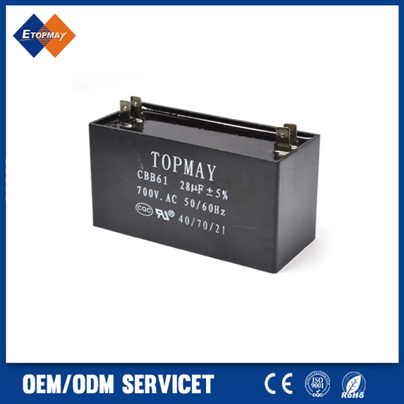 Metallized Polypropylene Film Capacitor for AC (CBB61)
