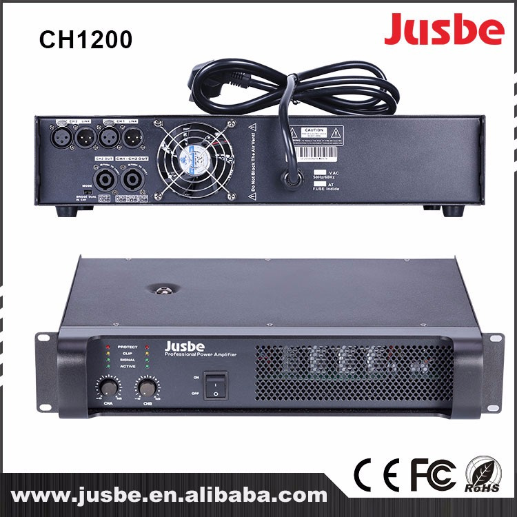 CH1200 Factory Selling PRO Audio Sound Power Amplifier