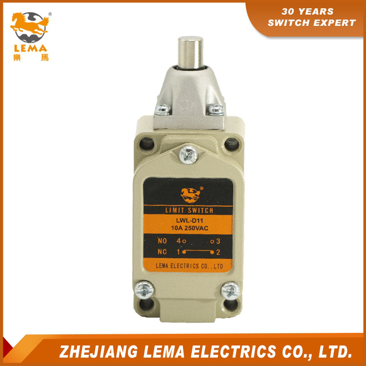 Lema Lwl-D11 Top Push Plunger 10A 250VAC Limit Switch