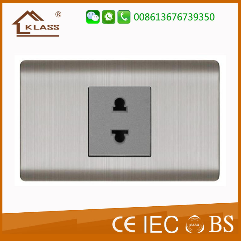 1 Gang 2pin Universal Socket for European Market