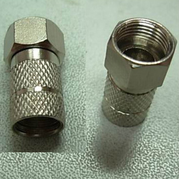 Zinc or Copper F Connector Rg7