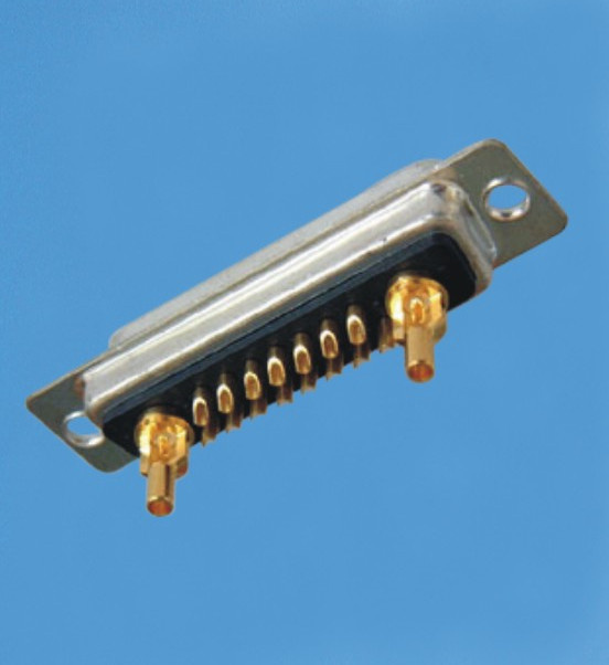 Factory Custom 17W2 Solder Type Power D-SUB Connector