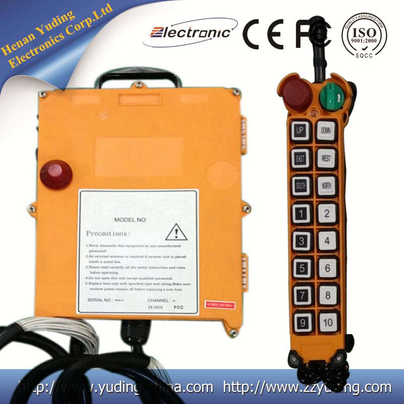 High Quality Industrial Crane Wireless Remote Control / Telecrane Radio Remote Controller