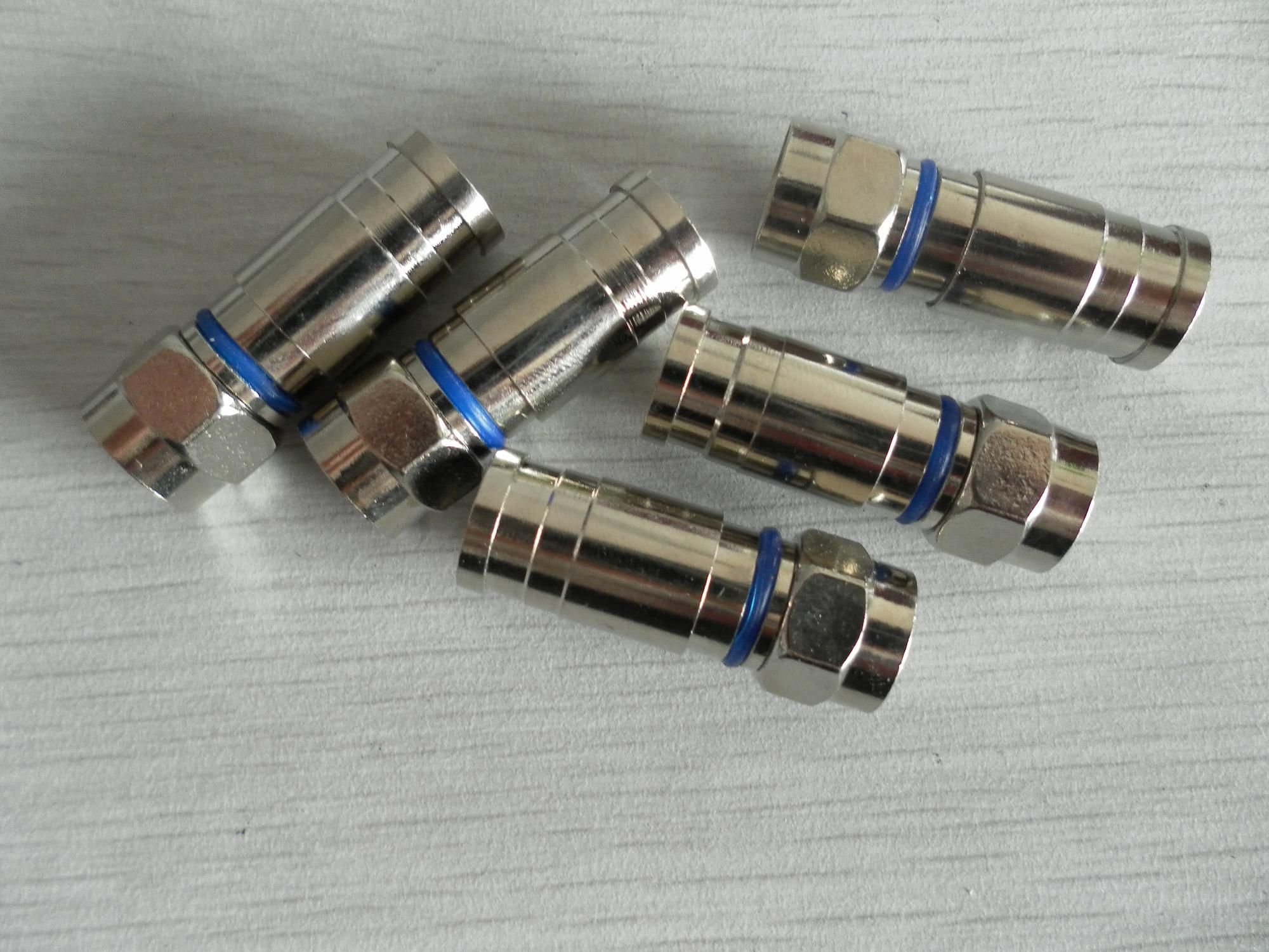Brass&Zinc RG6/Rg59 F Connector Compression Plug