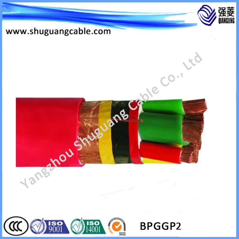 (BPGGP2) Silicone Rubber/Cu Tape Shielded/High Temperature/Frequency Convertible/Electrical Power Cable