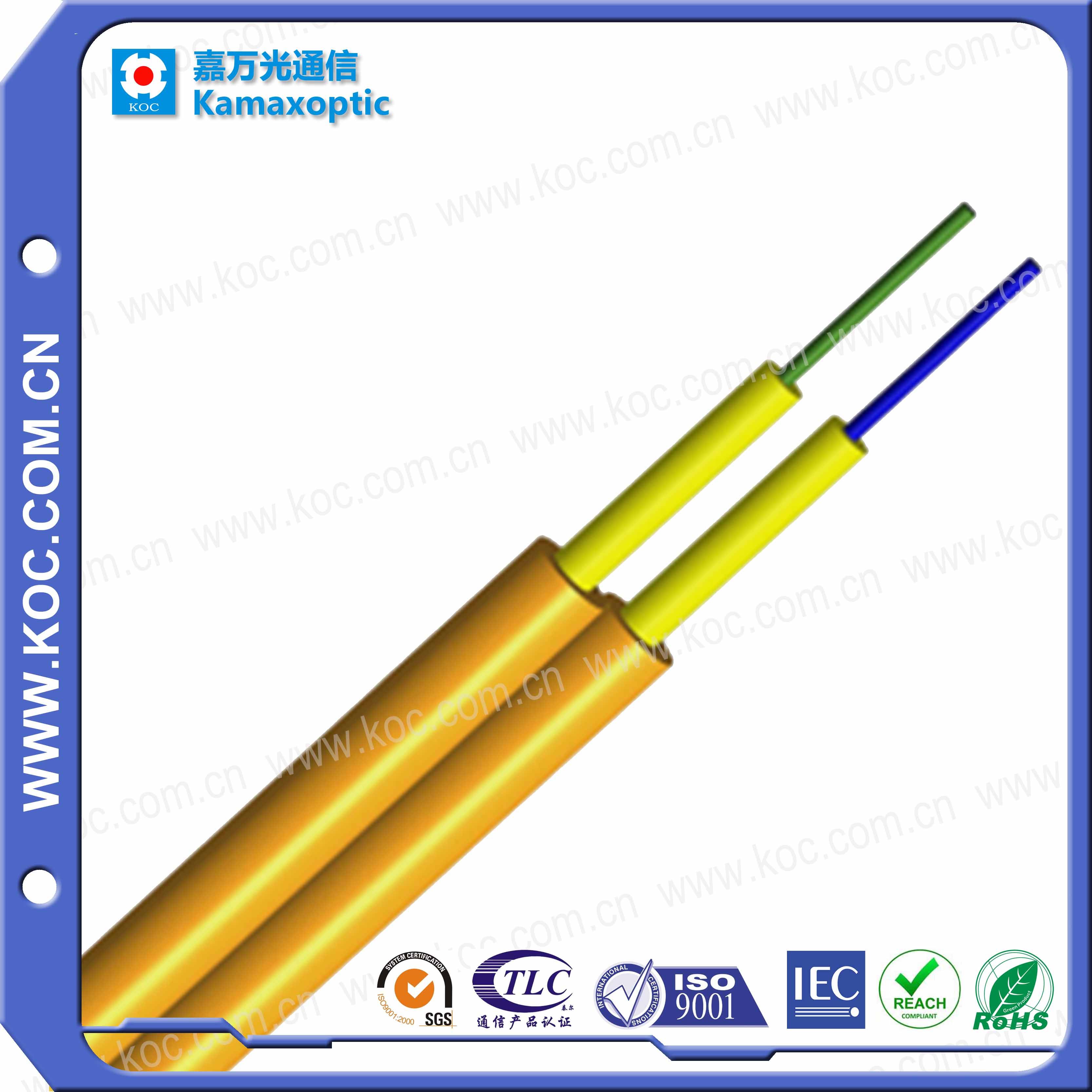 2f Fiber Optical Duplex Flat Indoor Cable I Koc