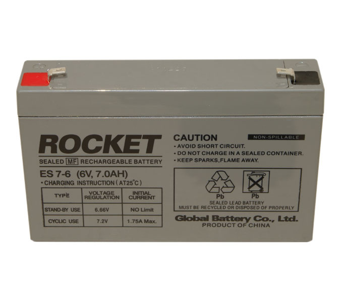 Rocket 6V7ah 6V7.0ah Battery Es7-6