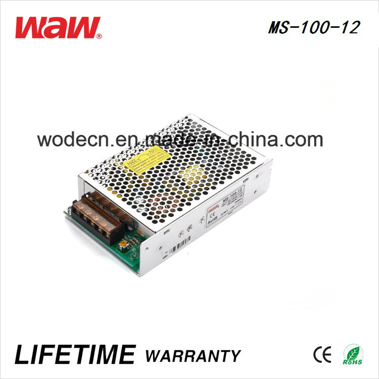 Ms-100 SMPS 100W 12V 8A Ad/DC LED Driver