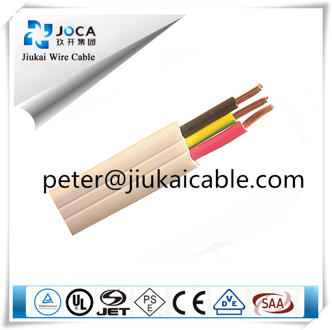 TPS Electrical Wire Flat Cable with or Without Earth Wire