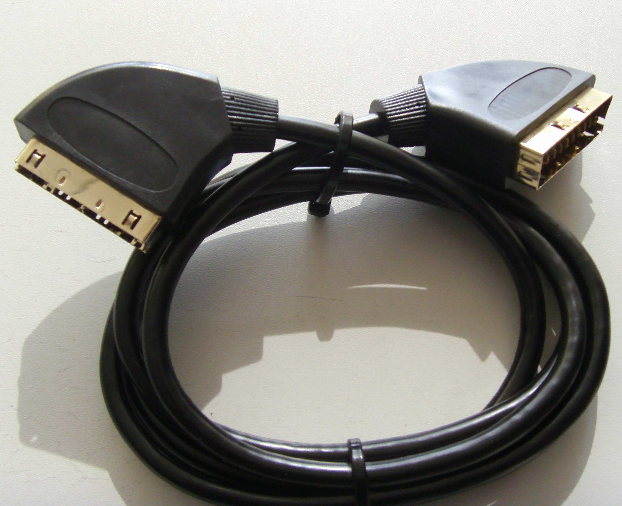 High Quality 21 Pin Scart to Scart Cable