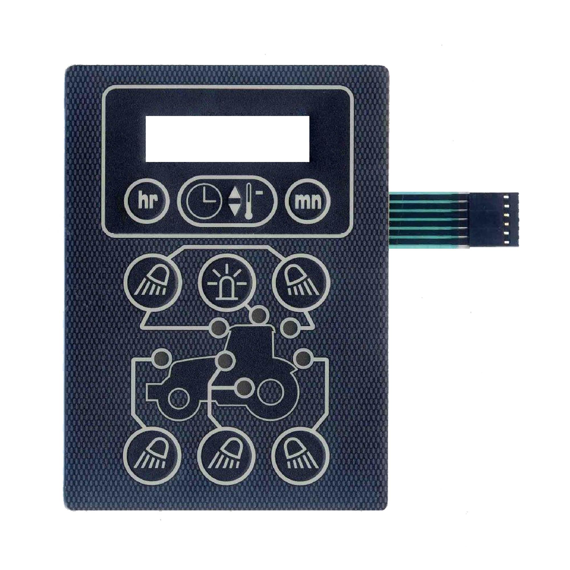 Embossing Key Metal Dome Tactile Membrane Switch