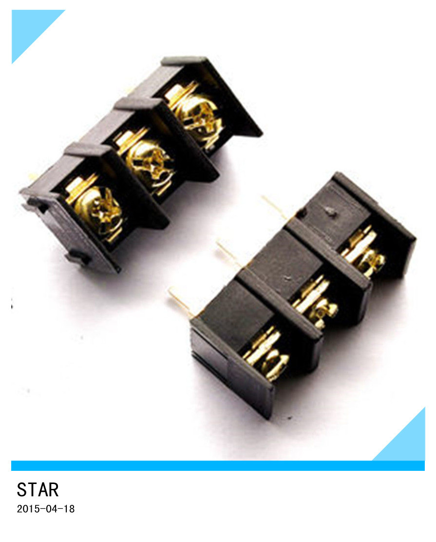 10.0mm Pitch 3 Pin 3 Way Straight Pin PCB Screw Terminal Block Connector