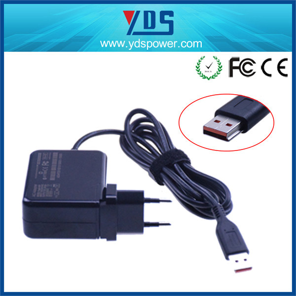 20V 2A Laptop Adaptor with Square USB Yoga3 PRO