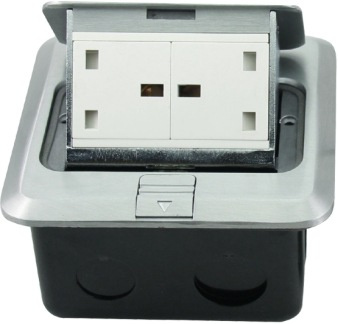 Pop-up Floor Boxes with UK Socket