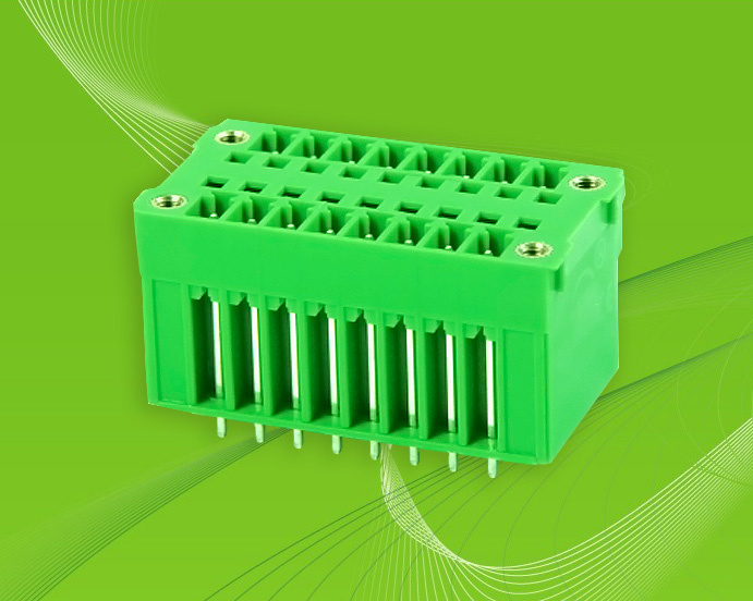 PCB Pluggable Terminal Block with Dual Row Pin Header