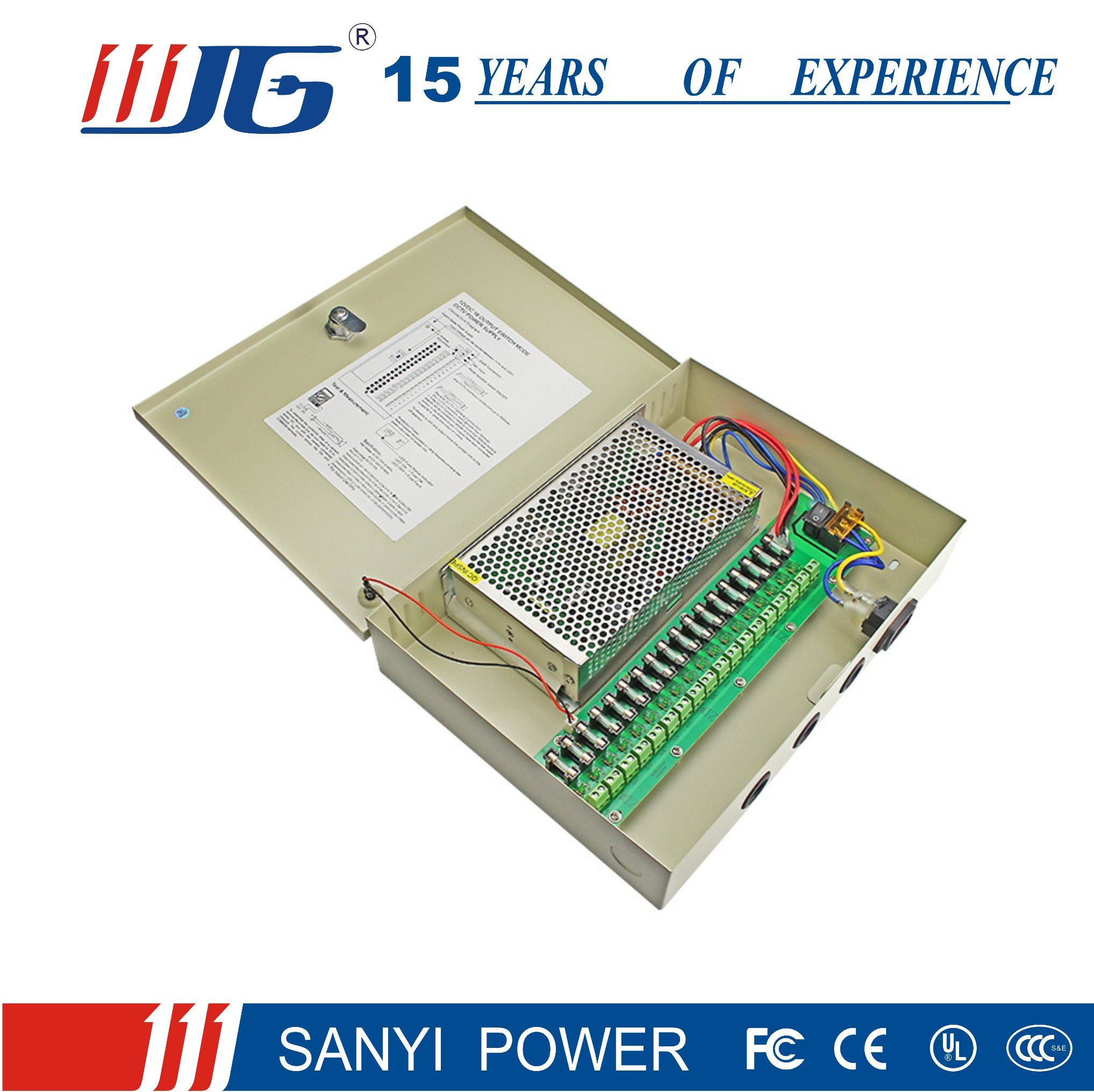 12V 20A 18CH Output CCTV Camera Switching Power Supply