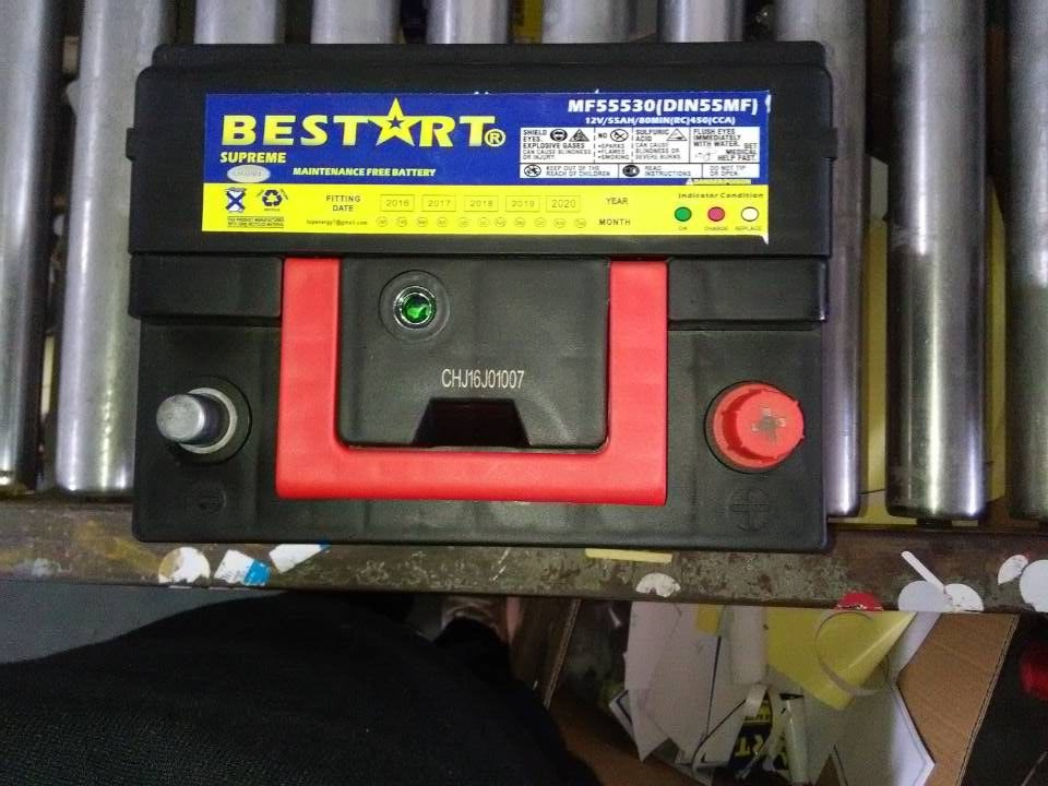 55530-Mf 12V 55ah DIN Car Auto Battery