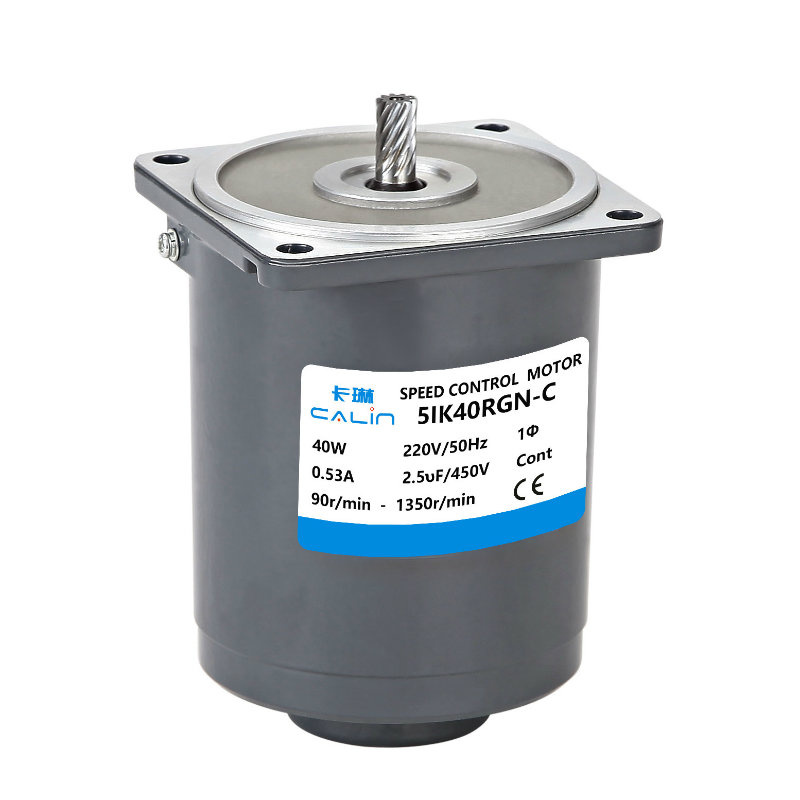 40W 220V AC Geared Motor with Ratio 1: 60 with Reducer