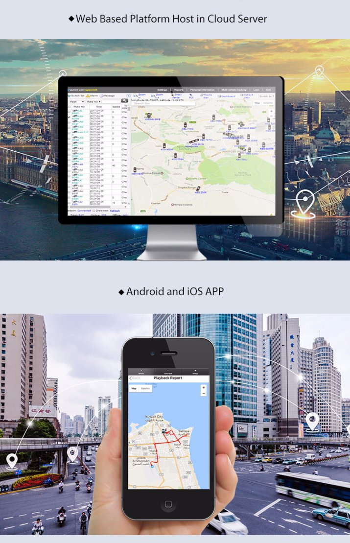Easy Install and Operation Fleet Managment Car GPS Track Software