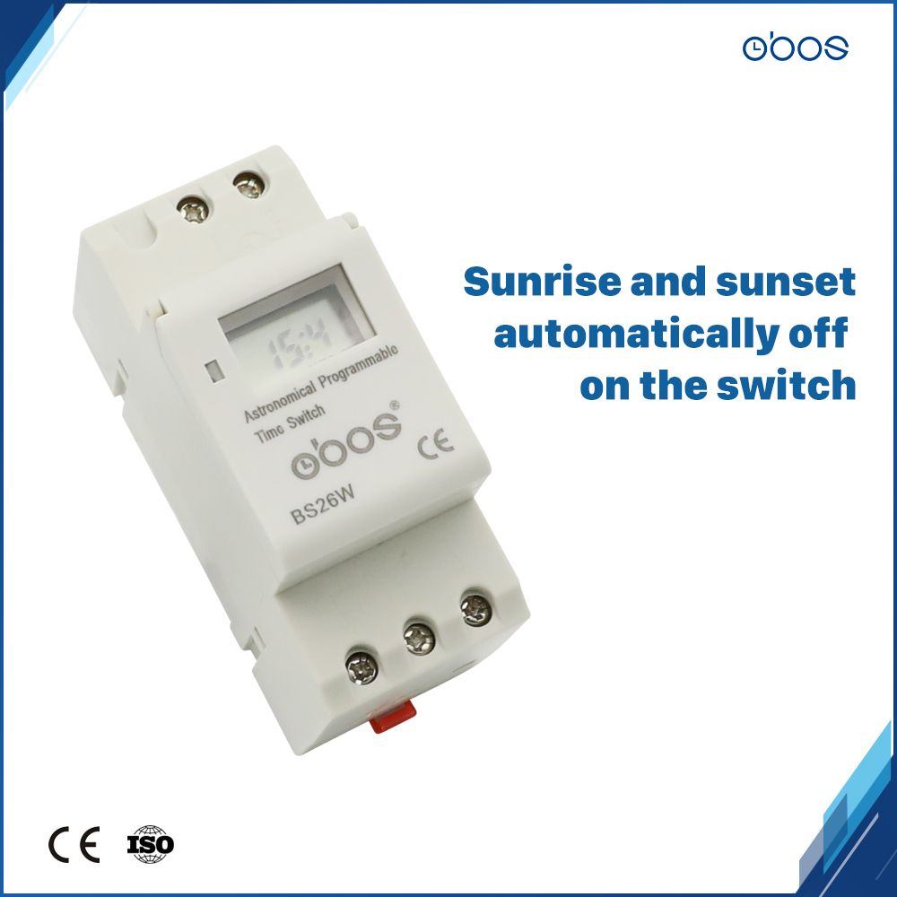 Sunrise Sunset Automatic off on Switch Timer 110V